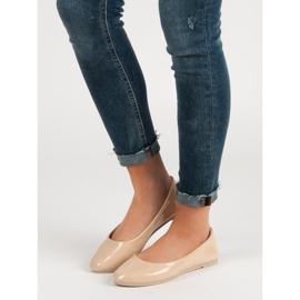 Lacquered VICES ballerinas brown 1