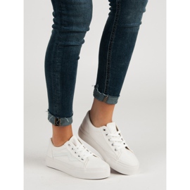 Kylie Fashionable White Sneakers 1
