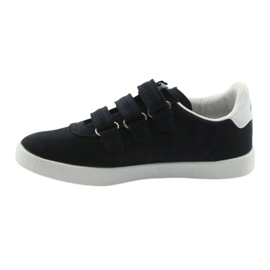 Sport shoes leather insert American Club BS06 white navy blue 2