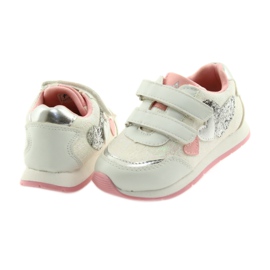 American Club GC11 leather insole white grey pink 4