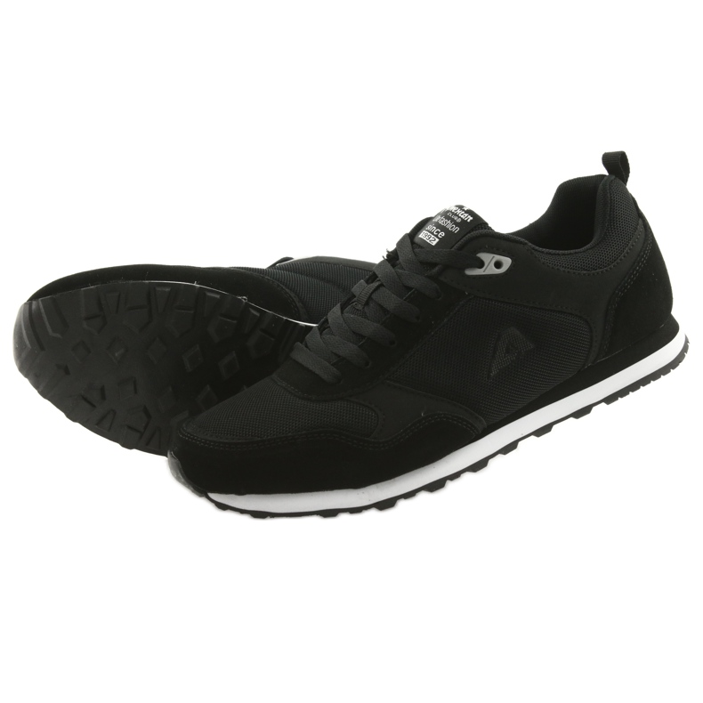 American Club American WT13 black sports shoes for men 5