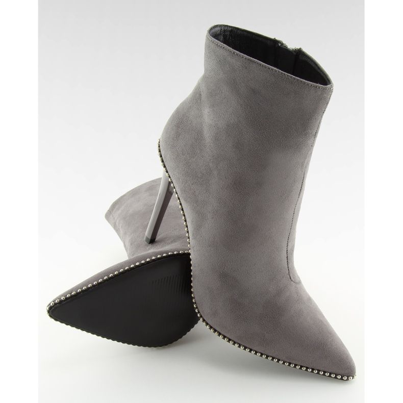 Ankle boots gray ZY153 Gray II-GAT grey 2