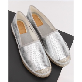 Silver metallic Espadrilles A645-ESP-1 Silver grey 2