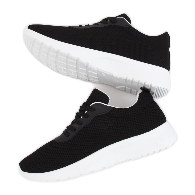 Black sports shoes BK-116 Black 2 Black sports shoes BK-116 Black 2