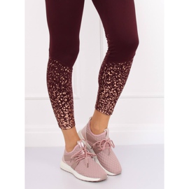 Pink HY2807 Pink sports shoes 1