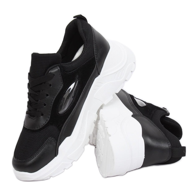 Black PP-37 Black sports shoes 2