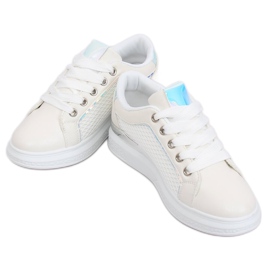 White holographic sneakers ZF-40 White 2