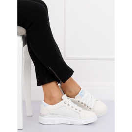 White holographic sneakers ZF-40 White 1