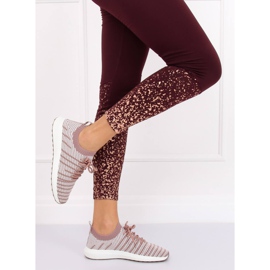 Pink HY2812 Pink sports shoes 1