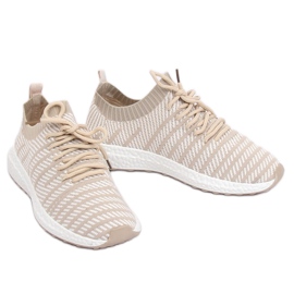 Beige HY2812 Beige sports shoes 2