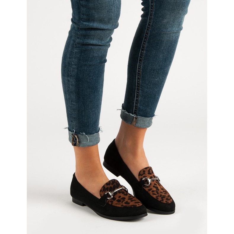 Spotted VICES loafers black 2