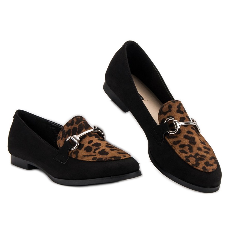 Spotted VICES loafers black 1