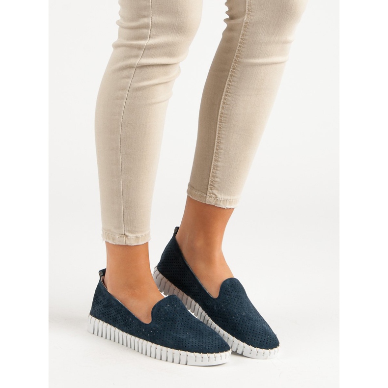 Filippo Navy Leather Lords blue navy blue 2 Filippo Navy Leather Lords blue navy blue 2