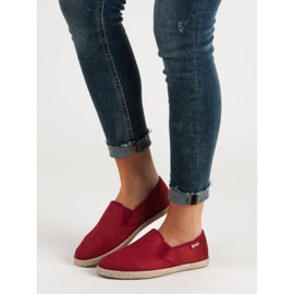 MCKEYLOR Burgundy Slipons red 1