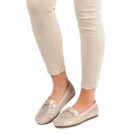 Kylie Shiny loafers yellow 2