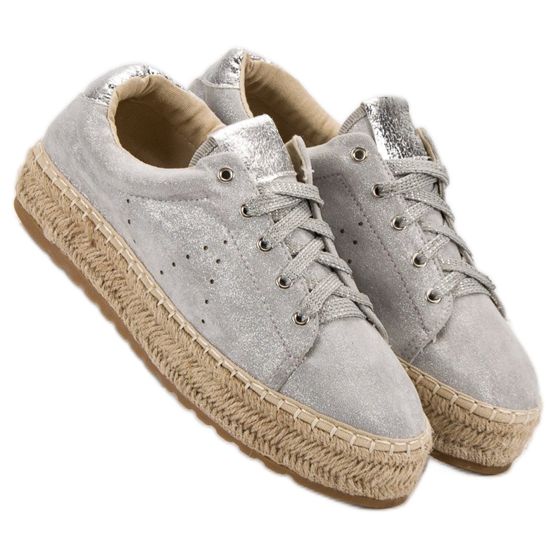 Seastar Tied Espadrilles grey 1