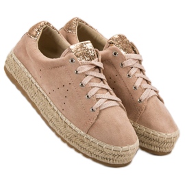 Seastar Tied Espadrilles pink 1