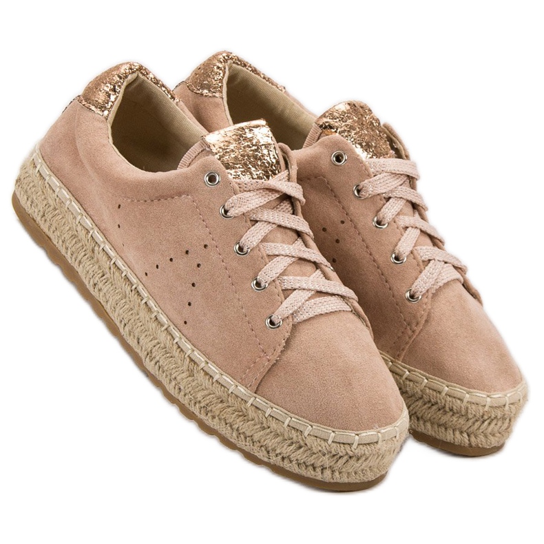 Seastar Tied Espadrilles pink 1