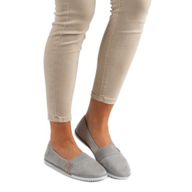 Lightweight VINCEZA Slipons grey 2