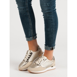 Golden Sport Shoes 1