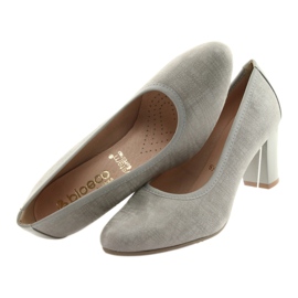 Arka Ark pumps women leather flexible sole 5137 gray grey 5