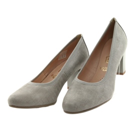 Arka Ark pumps women leather flexible sole 5137 gray grey 3