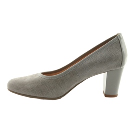 Arka Ark pumps women leather flexible sole 5137 gray grey 2