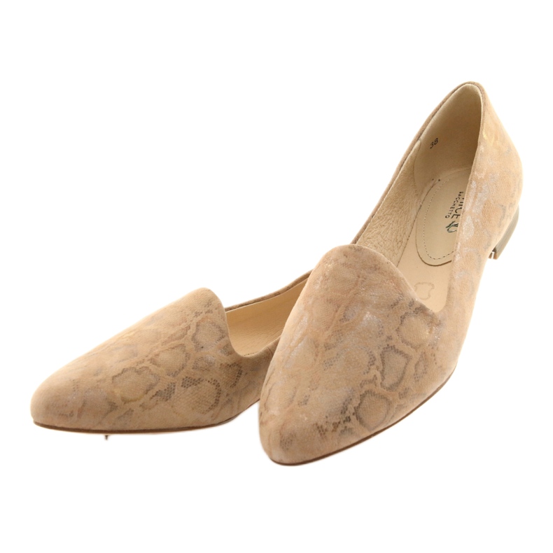 Lordsy ballerinas for women leather Caprice 24203 beige 3