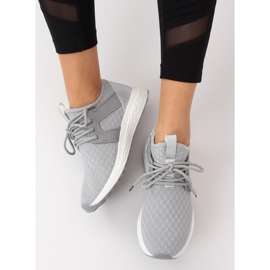 Gray HY2807 Light Gray sports shoes grey 1