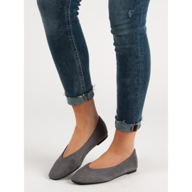 Seastar Gray Suede Ballerinas grey 1