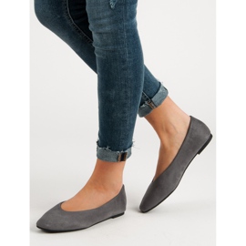 Seastar Gray Suede Ballerinas grey 2