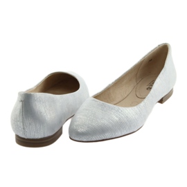 Ballerinas pumps for women Caprice 22104 silver blue grey 4 Ballerinas pumps for women Caprice 22104 silver blue grey 4