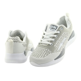 Women's sports white DK SA349 white-gray insole with memory foam 4