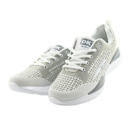 Women's sports white DK SA349 white-gray insole with memory foam 3