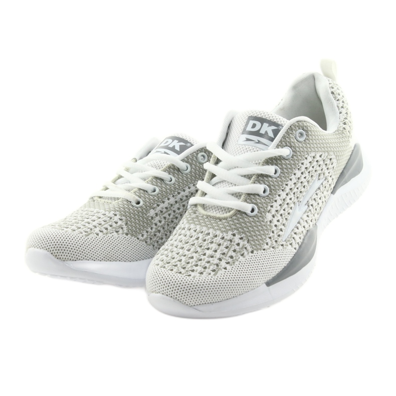 Women's sports white DK SA349 white-gray insole with memory foam 3