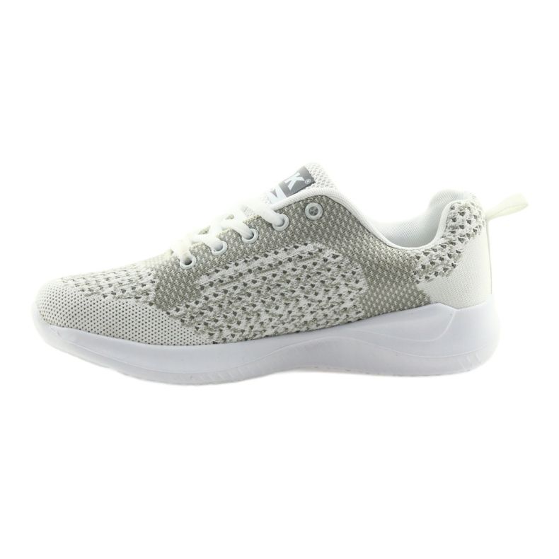 Women's sports white DK SA349 white-gray insole with memory foam 2