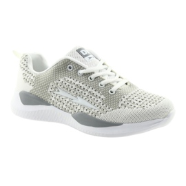 Women's sports white DK SA349 white-gray insole with memory foam 1