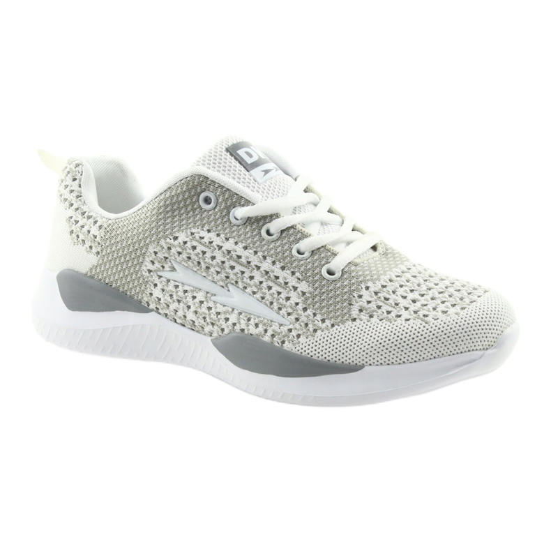 Women's sports white DK SA349 white-gray insole with memory foam 1