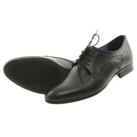 Nikopol Black leather shoes 1693 4