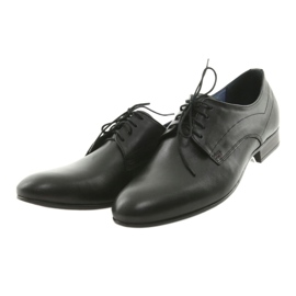 Nikopol Black leather shoes 1693 3