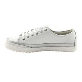 Sports shoes for women, tied Filippo 703 white silver grey 2 Sports shoes for women, tied Filippo 703 white silver grey 2