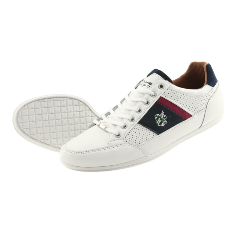 Mckey 901 white men's sport shoes red navy blue 5