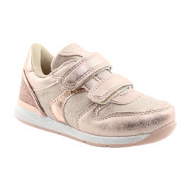 Różowe Sneakers American Club ES25 gold pink yellow 1