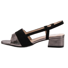 VINCEZA Black Sandals 2 VINCEZA Black Sandals 2