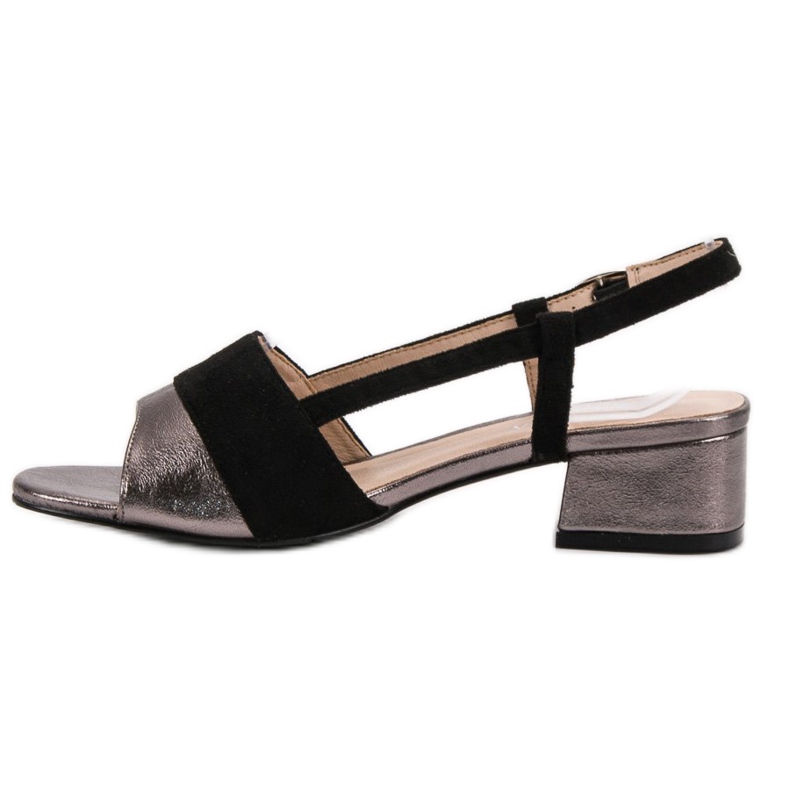 VINCEZA Black Sandals 2