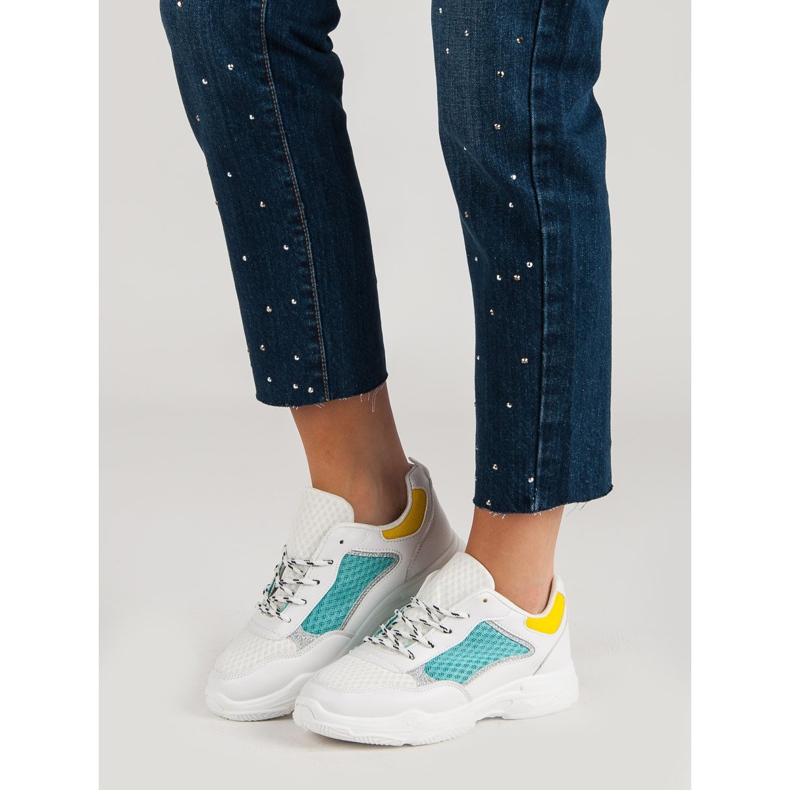 Comfortable Sports Shoes white multicolored 1