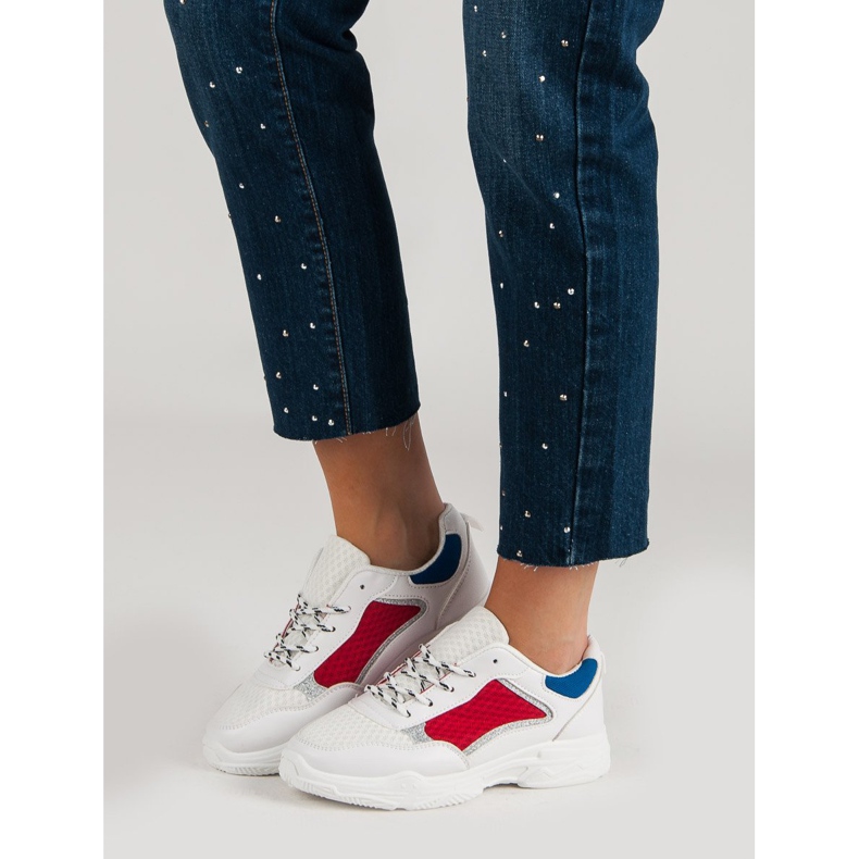 Comfortable Sports Shoes white multicolored 1