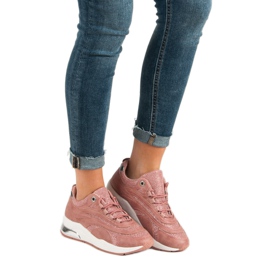 Fashionable Pink Sneakers 1