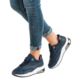 Fashionable Navy Blue Sneakers 1 Fashionable Navy Blue Sneakers 1