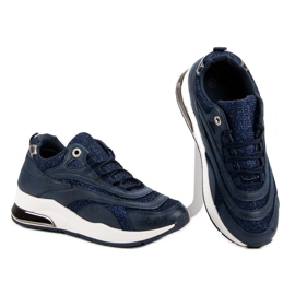 Fashionable Navy Blue Sneakers 2
